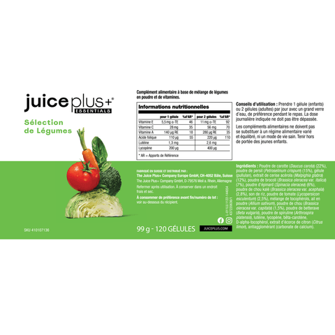 Fruit, Vegetable, Berry & Omega+ Blend Capsules