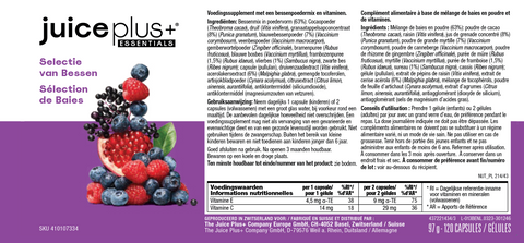 Berry and Omega+ Blend Capsules